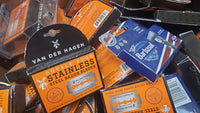 Lot of Van Der Hagan and Barbasol Razor Blades 60packs