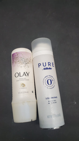 Lot of Olay Body Conditioner(29) and Pure by Gillette(10) 39pcs Total