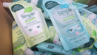 Lot of Simple Hydrating Light Moisturizer and Micellar Water 153pcs