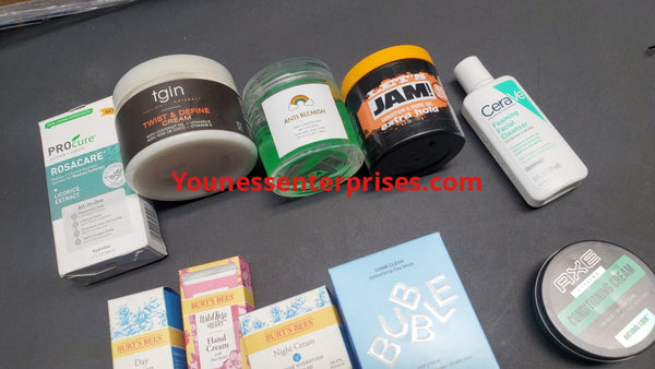 Lot Of Assorted Hair And Skin Care 55Pcs