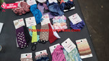 Lot Of Assorted Hair Scrunchies And Wraps 150Packs/Pcs