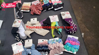 Lot Of Assorted Hair Scrunchies And Wraps 176Packs/Pcs