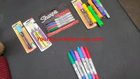 Lot Of Assorted Markers (Mostly Single Sharpies) 670Packs/Pcs