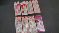 Lot Of Dashing Diva Gel Nail Strips 174Packs