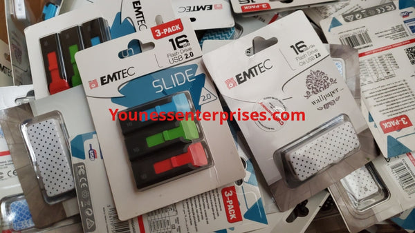 Lot Of Emtec 16Gb Flash Drives 66Packs/Pcs