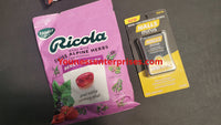 Lot Of Halls And Ricola Cough Drops 51Packs (See Images For Dates)