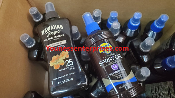 Lot Of Hawaiian Tropic And Banana Boat Sunscreen Sprays 30Pcs (See Images For Dates)