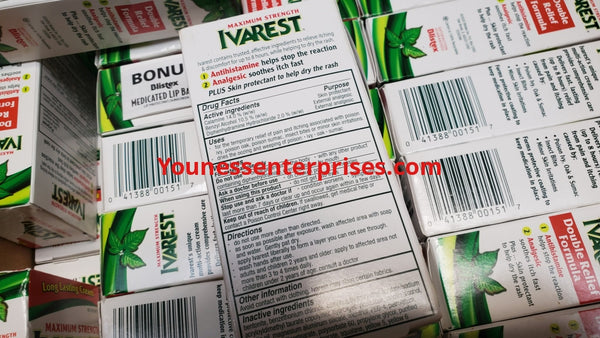 Ivarest Kit Lot of Maximum Strength Ivarest Poison Ivy Itch Cream 68pcs – Youness ...