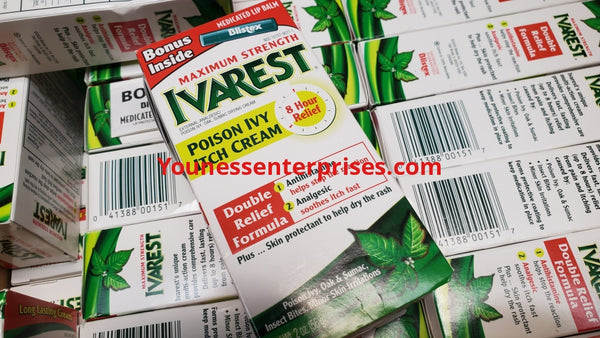 Lot Of Maximum Strength Ivarest Poison Ivy Itch Cream 68Pcs