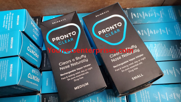 Lot Of Pronto Clear Rechargeable Vapo Inhalers By Rhinomed 91Pcs (See Images For Dates)