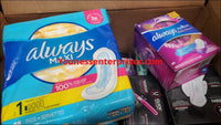 Shopify Auction Lot Of Assorted Pads And Tampons 18Packs-858587-614204
