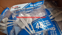 Shopify Auction Lot Of Home Smart Plastic Cutlery 59Packs-688939-442174