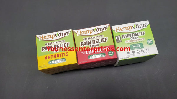 Lot Of Hempvana Pain Relief 25Pcs (See Images For Dates)
