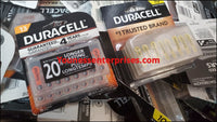 Shopify Auction Lot Of Assorted Duracell Hearing Aid Batteries 157Packs (In And Past Date See Images