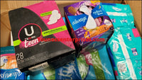 Shopify Auction Lot Of Assorted Pads And Tampons 19Packs-688902-442132