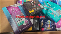 Shopify Auction Lot Of Assorted Tampons And Pads 21Packs Always Tampax Poise Kotex-638380-403513