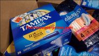 Shopify Auction Lot Of Assorted Tampons And Pads 32Packs-1214110-901955