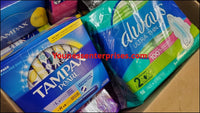 Shopify Auction Lot Of Assorted Tampons And Pads 34Packs-688897-442130